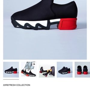 IRI NYC WES I Black Red Low Top Sneaker